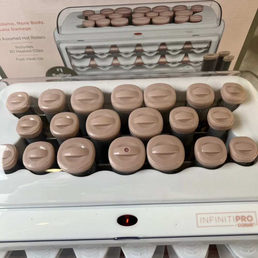Open Box- Conair Hot Rollers Set Jumbo 1.5